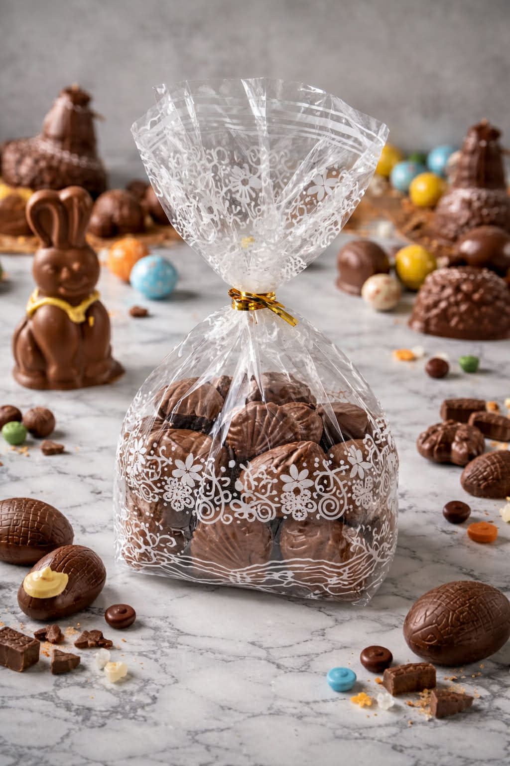 SACHET PETITE FRITURE AU CHOCOLAT AU LAIT 100GRS