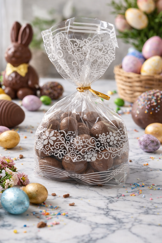 SACHET PETIT OEUFS PRALINE CHOCOLAT AU LAIT  150GRS