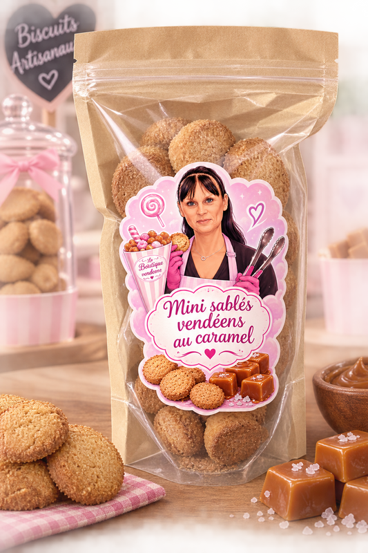 Mini sablés Vendéens au caramel