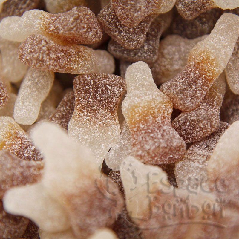 Bouteilles cola sucrées 100g